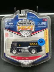Jada City Bus Police Badge City Heat Series 14011-011 Dark Blue 2010