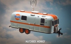 Airstream Land Yacht Safari Travel Trailer Camper Christmas Ornament Gulf Livery