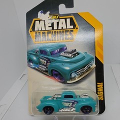 Metal Machines Signal Hot Rod Street Truck 1:64 Model Blue Wheels Zuru NIP 2021
