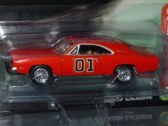 JOHNNY LIGHTNING 1969 CHARGER DUKES of HAZZARD *CUSTOM* MOVIE CAR -Orange, NICE!