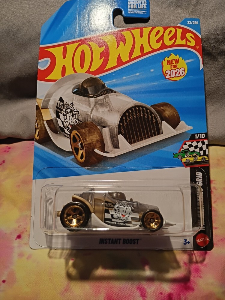 Hot Wheels⚡ Instant Boost ⚡Starting Grid 1:64 Diecast Car Silver Black Gold 2026