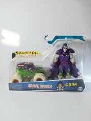 Spin Master Monster Jam Creatures Grave Digger & Grim Monster Truck Figure Loose