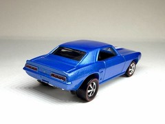 CUSTOM MADE REDLINE HOT WHEELS ’69 CAMARO BLUE 1:64