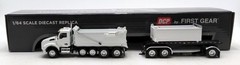 First Gear 60-1279 1:64 Kenworth T880 Quad Axle w/ Rogue Dump Body & Trailer