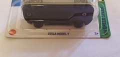 Hot Wheels HW Green Speed 1/10 Tesla Model Y Gray With Black Rims