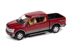 2019 Ford F-150 Lariat 4×4 Pickup Truck – Ruby Red Diecast 1:64 Scale AW64322A