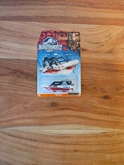 2015 Matchbox Jurassic World Sea Spy Rescue Boat Sealed Mattel Diecast Toy