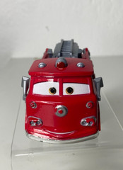 Disney Pixar Cars Toons Rescue Squad Mater 4 Inch Die Cast Red Fire Truck