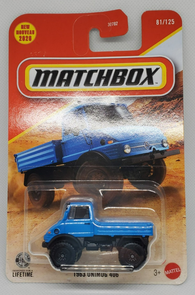 2026 Matchbox Blue 1963 Unimog 406 #81