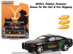 Greenlight 1:64 Yellowstone 2011 Dodge Charger Pursuit County Sheriff 44980D Car