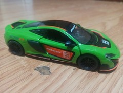 1995 McLaren 675lt Kinsmart Diecast Model Car 1:34 Green