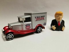 Clear 1:64 Waterslide Decal Trump 2024, VW JDM Silverado, MAGA, Garbage King