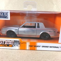 Jada Toys Metals Diecast BigTime Muscle 1987 Buick Grand National 1:32 Silver