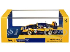 FERRARI F40 GTE #44 “24H OF LE MANS” (1996) 1/64 BY TARMAC WORKS T64-088-96LM44