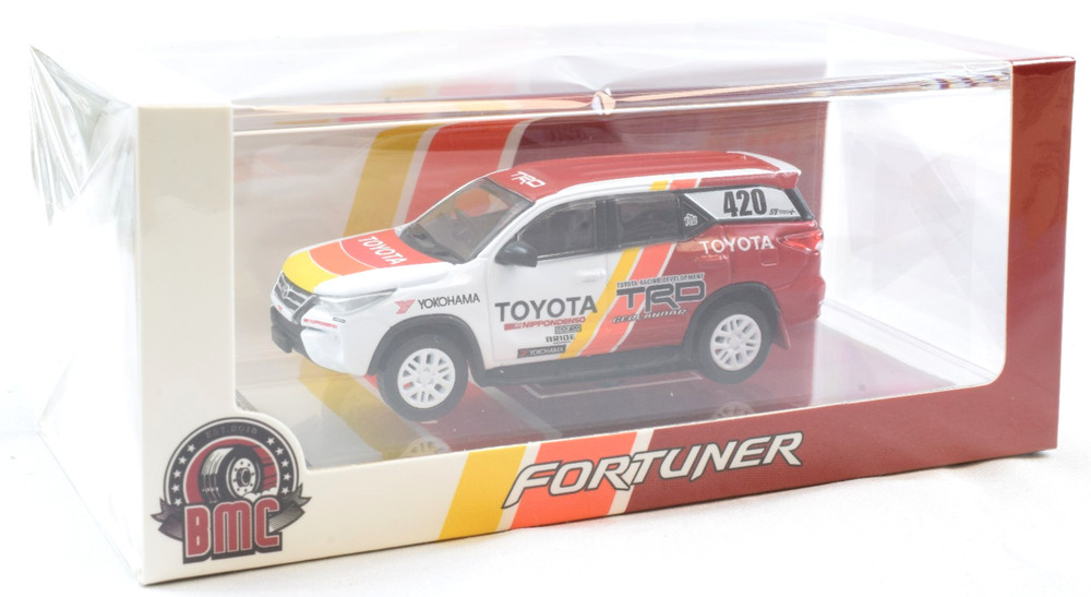 BM Creations 2018 Totota Fortuner – Philippines TRD-LHD 1:64 Diecast Car 64B0474