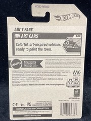 2025 Hot Wheels Purple Ain’t Fare Bus Art Cars #88, Netflix Let’s Race Graffiti