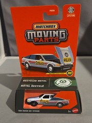 Matchbox 1984 Rover Sd1 Vitesse Police Super Chase 1/64 Moving Parts