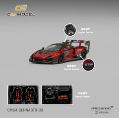 CM 1:64 Scale McLaren Senna GTR Diecast model