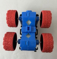 3″ Tall Red & Blue Friction Powered Push & Go Monster Truck