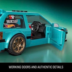 Mattel Brick Shop Hot Wheels Speed Series Custom ’90 Honda Civic EF Building Set