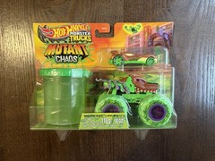 2026 HOT WHEELS MONSTER TRUCKS MUTANT CHAOS WRECKIN WOLF / HOWLIN HEAT VHTF RARE