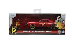 1967 Chevrolet Camaro w Robin Diecast Figure “Batman” Jada Diecast 5″ 1:32 NIB