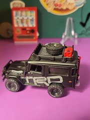 Johnny Lightning Mijo 1980 Toyota Land Cruiser FJ40 TRD Off Road Black LOOSE