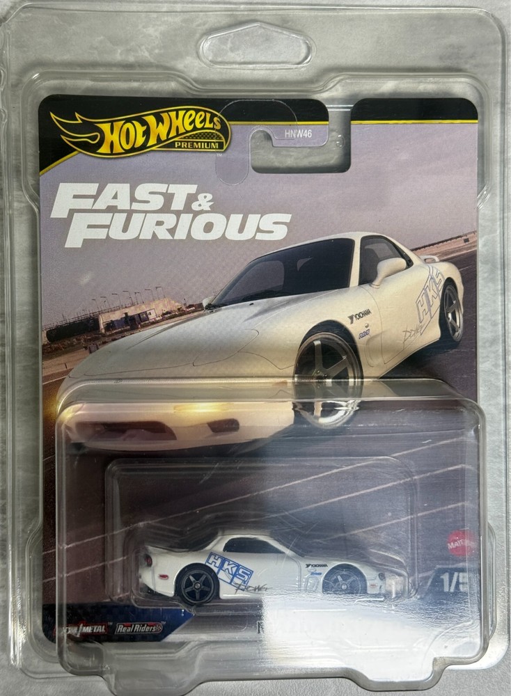 2025 Hot Wheels Premium Fast & Furious , Mazda RX-7 FD,Free shipping & Protecter