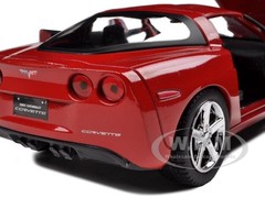 2005 CHEVROLET CORVETTE C6 COUPE RED 1:24 DIECAST MODEL CAR BY MOTORMAX 73270