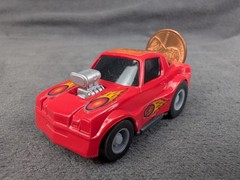 Vintage Takara Choro Q Penny Racer Red Chevy Camaro Z28 Pullback Toy Car Funrise