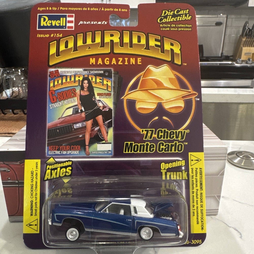 🔥2002 Revell Lowriders ‘70 Chevy Monte Carlo “Grim Reaper” Issue #22 #86-2022