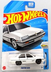 HOT WHEELS PROTON SAGA WHITE COLOR VARIATION