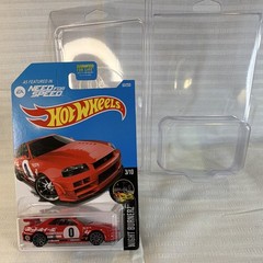 Hot Wheels Night Burnerz Nissan Skyline GT-R (R34) Red Diecast 1/64 NFS 3/10
