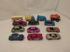 Maisto 1/64 Diecast Lot of 13 Loose Cars Various Years and Models See Photos