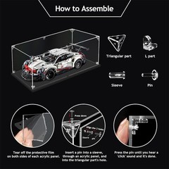 Clear Acrylic Display Case Box Collectibles Diecast 1/14 1/18 1/24 Dustproof