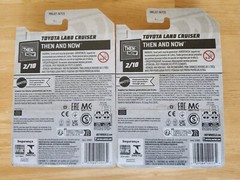 2023 Hot Wheels Lot Of 2 Toyota Land Cruiser Treasure Hunt 194/250 Then And Now