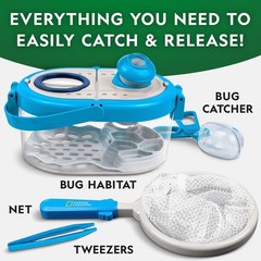 National Geographic Bug Catcher Kit for Kids – Kids Bug Habitat with Magnifie…
