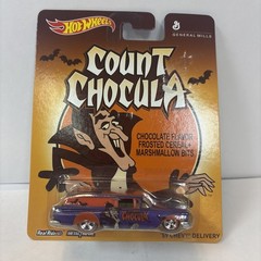 Hot Wheels General Mills Count Chocula ’59 Chevy Delivery Real Riders New Sealed