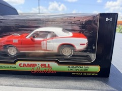 VINTAGE ERTL 1971 Plymouth Hemi Cuda red Campbell Collectibles 2001 Club Mopar