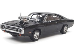 IXO AMERICA 1/43 DIECAST 1970 DODGE CHARGER WITH BLOWN ENGINE IN BLACK U43RDC007