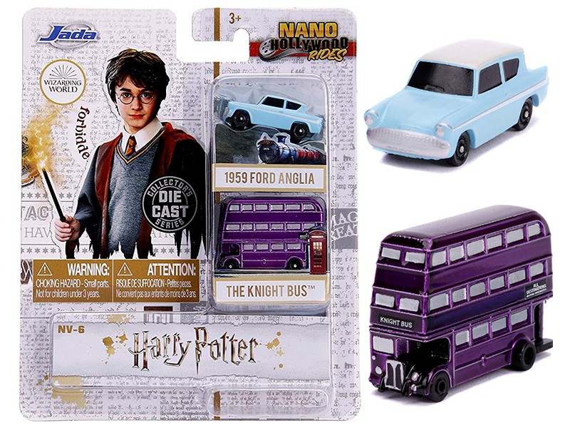 “Harry Potter” 2 piece Set “Nano Hollywood Rides” Diecast Models by Jada