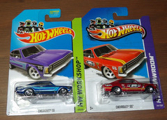 2X – 2013 & 2014 Hot Wheels – Chevrolet SS – Blue & Red Mr. Gasket