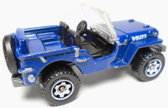 2009 MATCHBOX JEEP WILLYS BLUE 1:52 DIECAST 2 3/8″ CAR WITH SPARE TIRE