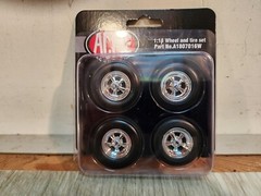 1:18 ACME CRAGAR CHROME DRAG WHEEL AND TIRE SET – A1807016W -BEST PRICING-WOW