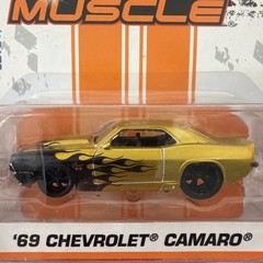 ⚡️1969 Chevrolet Camaro SS⚡️Bigtime⚡️Muscle 1/64⚡️Diecast With Flames 🔥