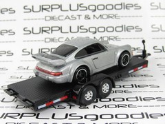 Hot Wheels 1:64 LOOSE Track Day: Silver PORSCHE 911 CARRERA RS 3.8 w/Car Trailer