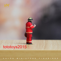 1/87 1/64 1/43 1/35 1/24 1/18 Male Firefighter Scene Minatures Figures Doll Toy