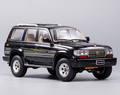 KengFai 1/18 Toyota Land Cruiser LC80 Black Diecast Car Model