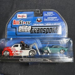 Maisto All Stars Elite Transport Wrecker Tow Truck & 1968 Chevy Camaro Z/28 Car