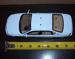 1:24 1:25 POLICE CAR 2001 Chevy Impala -BLANK Unmarked with Accessories